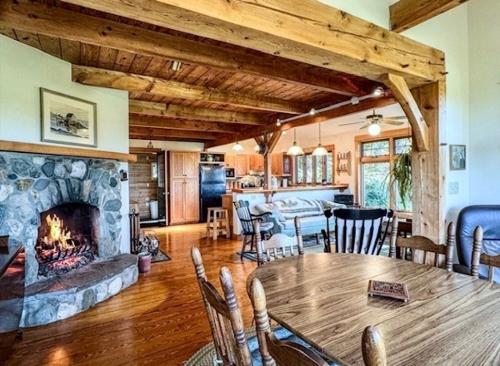 Northfield Timber Frame and Dining Room