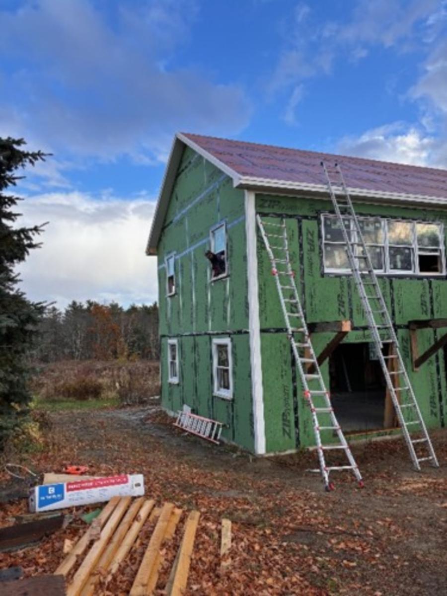 New Structure with salvaged timbers